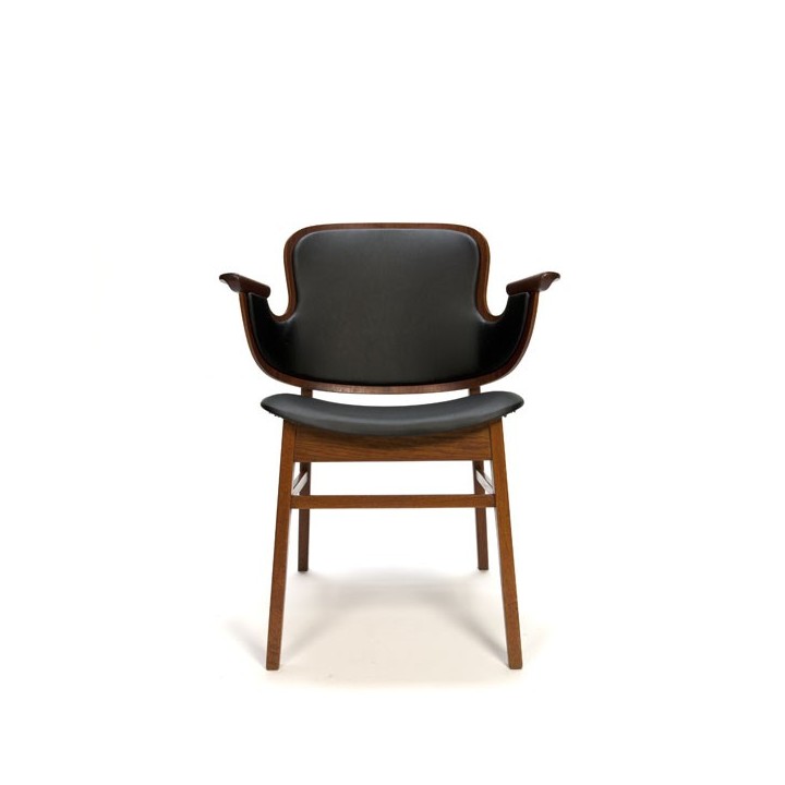 Plywood design chair in teak - Retro Studio