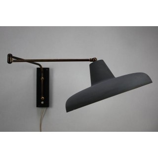 Wall lamp from the 50's grey - Retro Studio