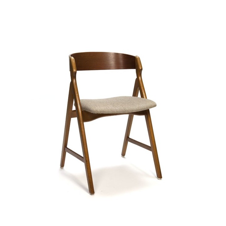 Danish chairs by H. Kjaernulf set of 6 - Retro Studio