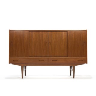 Teakhouten dressoir hoog model - Retro Studio