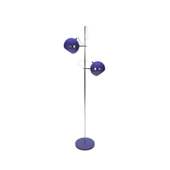 Staande lamp met paarse bollen - Retro Studio