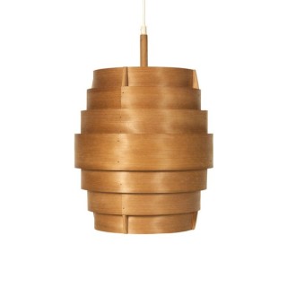 Hans Agne Jakobsson hanging lamp in plywood - Retro Studio