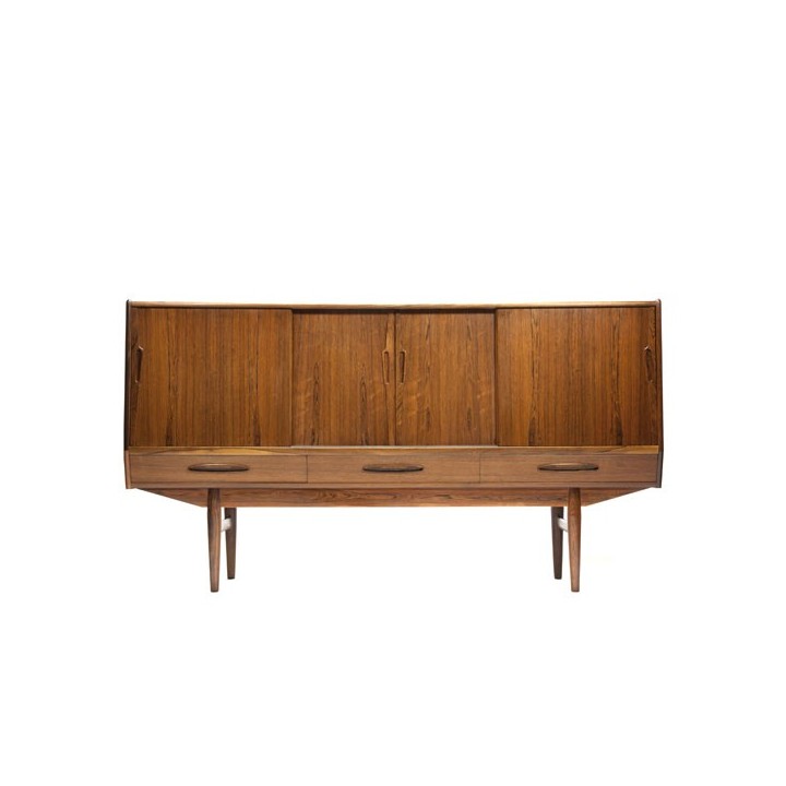 Palissanderhouten dressoir hoog model - Retro Studio