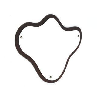 Teak mirror cloud-shaped - Retro Studio