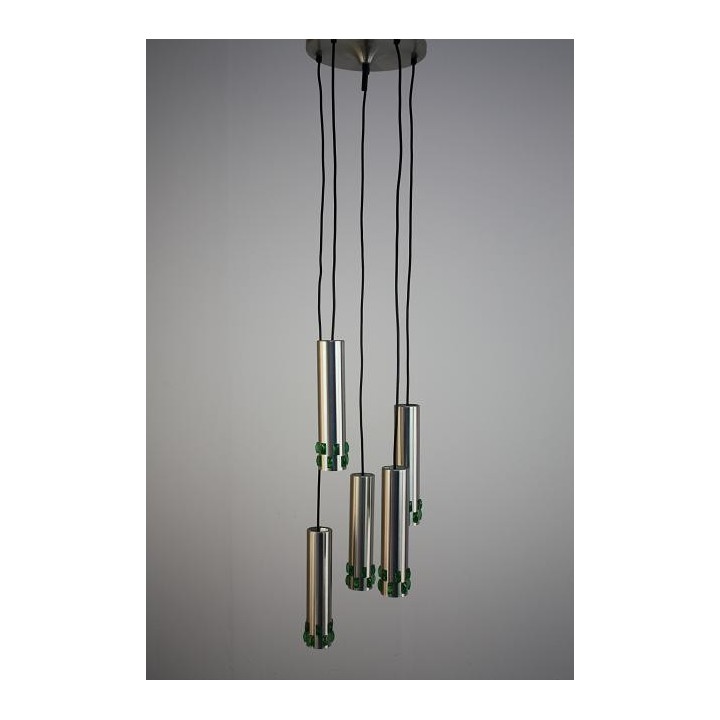 Aluminium hanging lamp from the 70's - Retro Studio