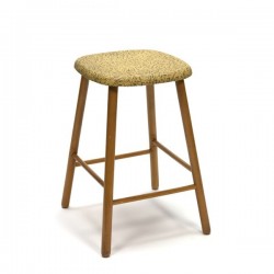 Wooden stool from the fifties