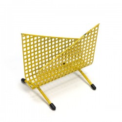 Yellow perforated mail holder