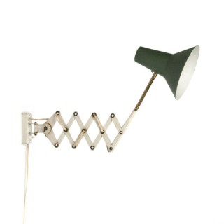 Schaarlamp groen - Retro Studio