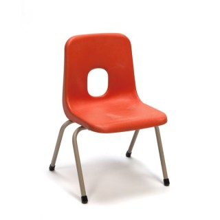 Orange school chair for children - Retro Studio