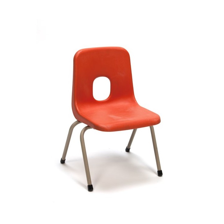 Oranje schoolstoeltje voor kinderen - Retro Studio