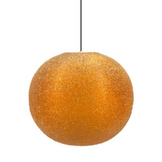 Orange sugar ball hanging lamp - Retro Studio
