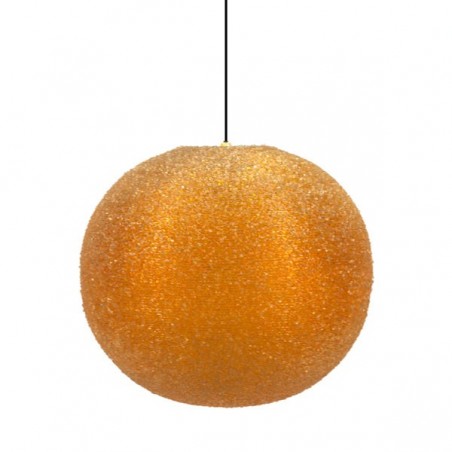 Orange sugar ball hanging lamp