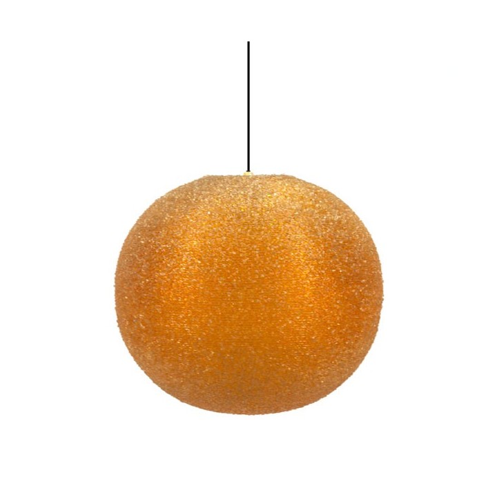Oranje suikerbol hanglamp - Retro Studio