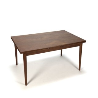 Design eettafel teak uit Denemarken - Retro Studio