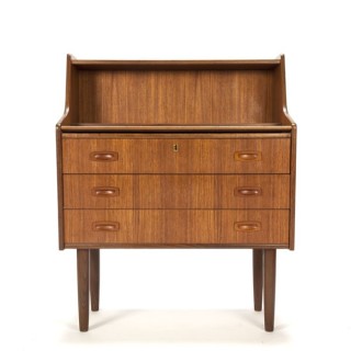 Secretaire in teak Deens design - Retro Studio