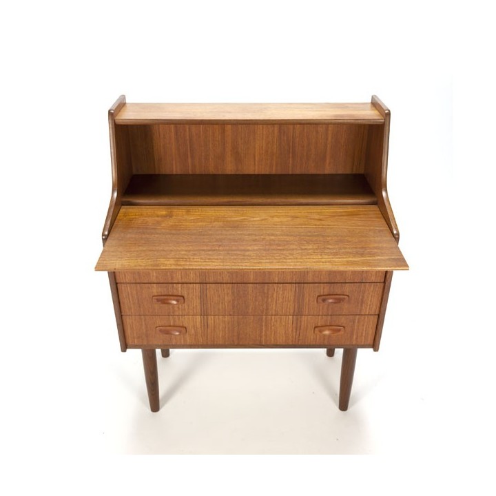Secretaire in teak Deens design - Retro Studio
