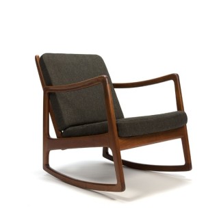Ole Wanscher rocking chair in teak - Retro Studio