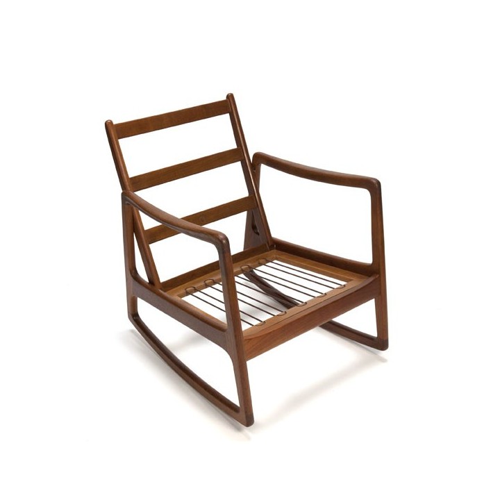 Ole Wanscher rocking chair in teak - Retro Studio