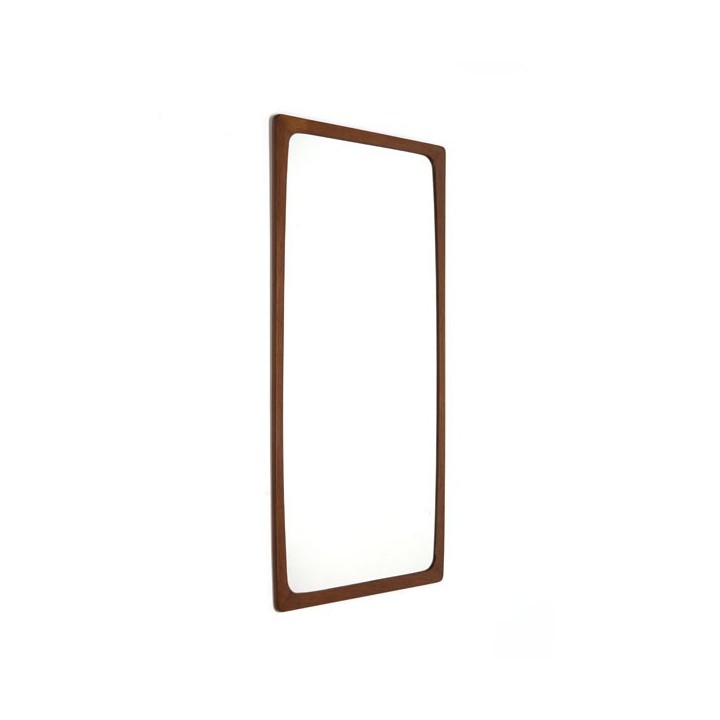 Spiegel met teakhouten rand - Retro Studio