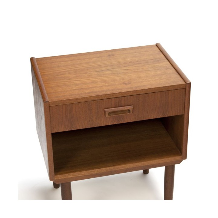 Set of 2 teak bedside tables - Retro Studio