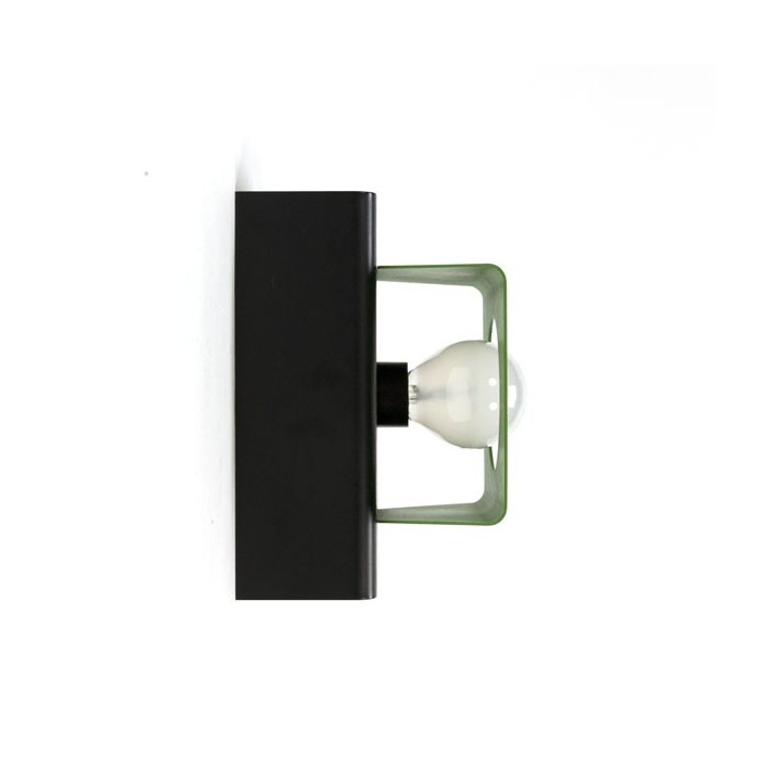Set of 2 wall lamps green/ black - Retro Studio
