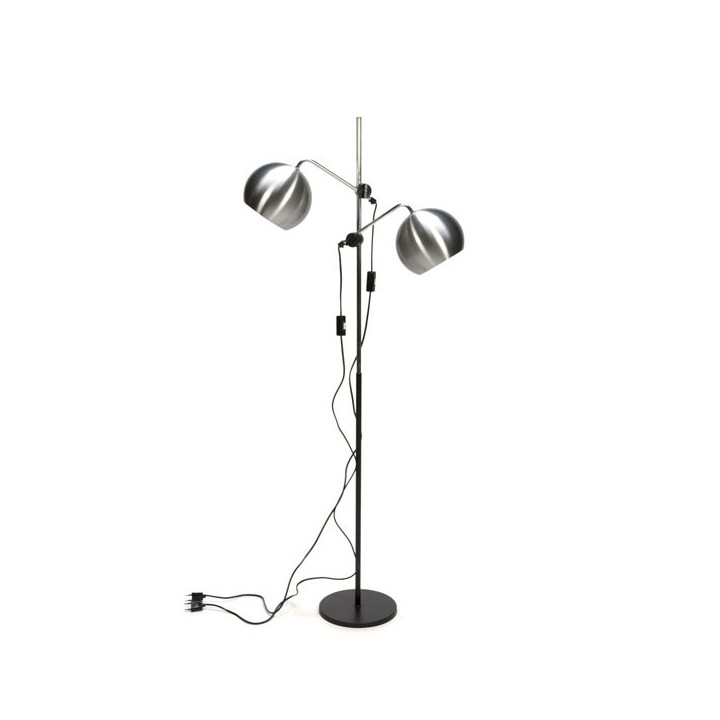 Standing flop lamp with aluminium balls - Retro Studio