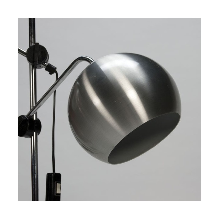 Standing flop lamp with aluminium balls - Retro Studio