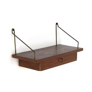 Small teak wall cabinet no. 2 - Retro Studio