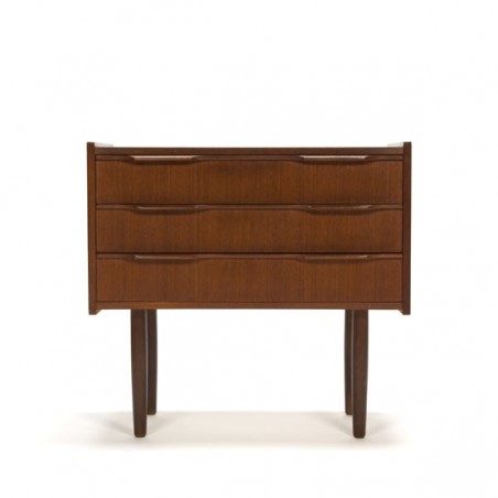 Small chest of drawers in teak
