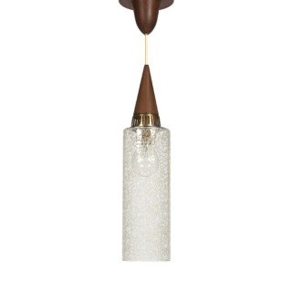 Glazen hanglamp uit Denemarken - Retro Studio