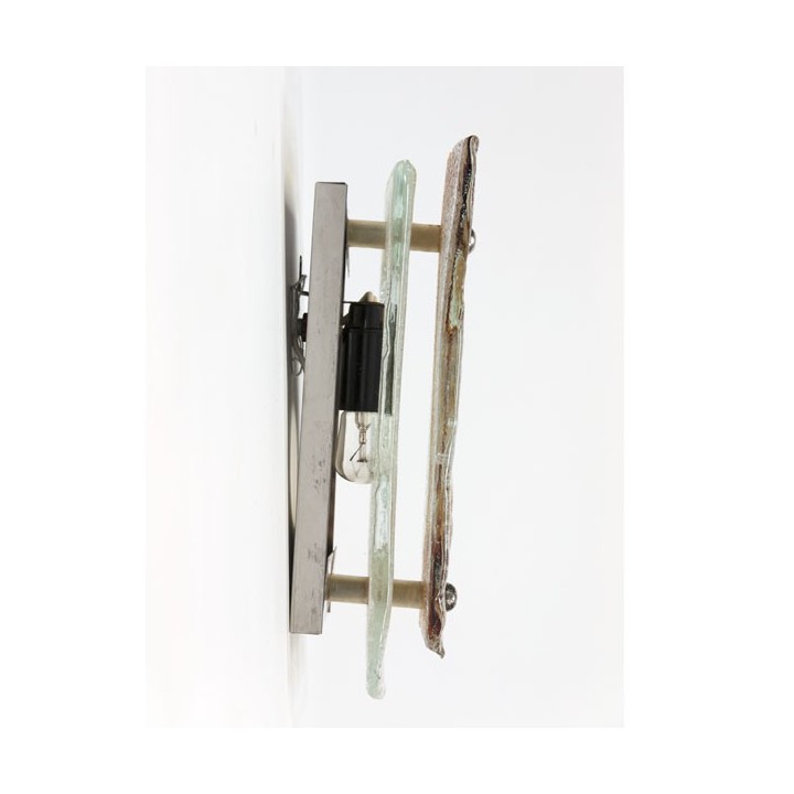 Glazen wandlamp 1970's - Retro Studio