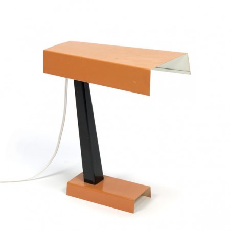 Orange table-/ desk lamp by Hala Zeist