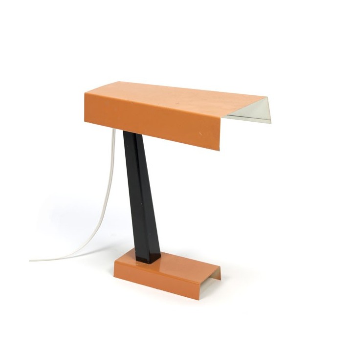 Orange table-/ desk lamp by Hala Zeist - Retro Studio