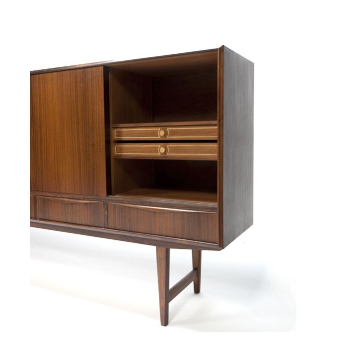 Dressoir in palissanderhout uit Denemarken - Retro Studio