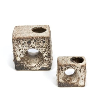 Set of 2 lava vases - Retro Studio