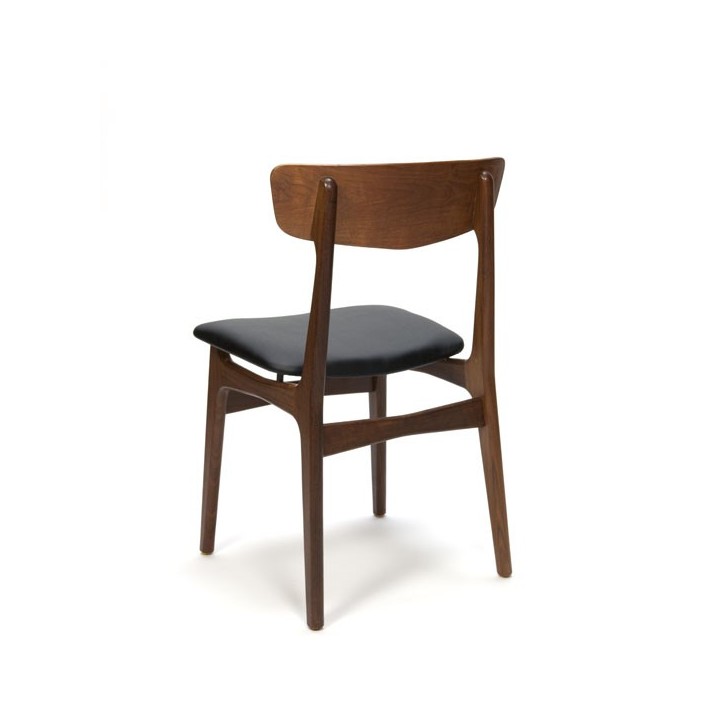 Set van 4 vintage teakhouten Deense stoelen - Retro Studio