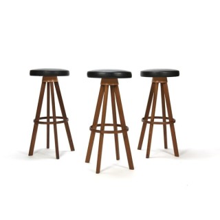 Hans Olsen bar stools set of 3 - Retro Studio