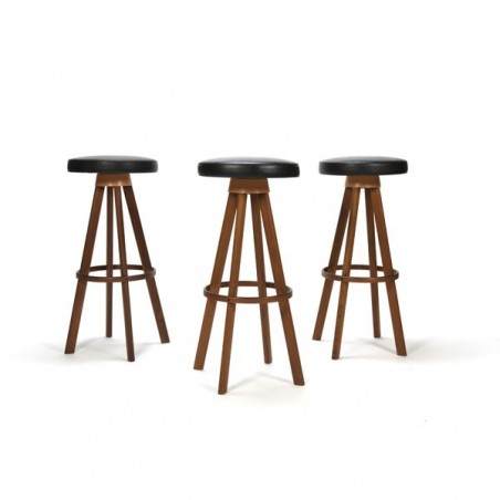 Hans Olsen bar stools set of 3