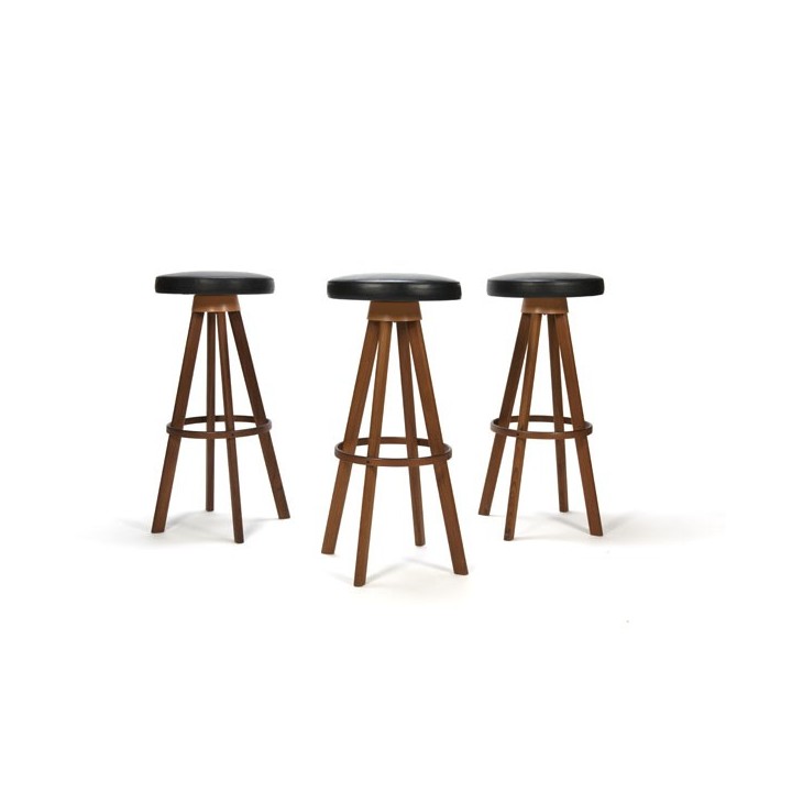 Hans Olsen barkrukken set van 3 - Retro Studio