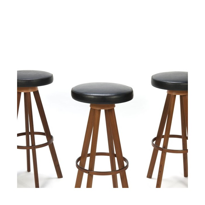 Hans Olsen barkrukken set van 3 - Retro Studio