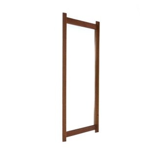 Grote spiegel van teakhout - Retro Studio