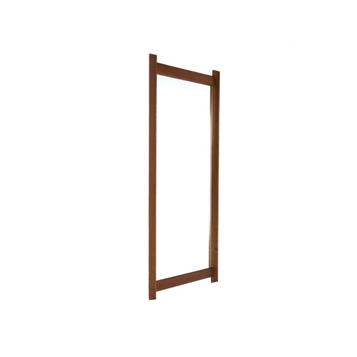 Grote spiegel van teakhout - Retro Studio