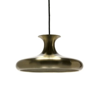 Danish hanging lamp brass-colored - Retro Studio