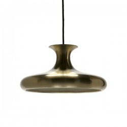 Danish hanging lamp brass-colored