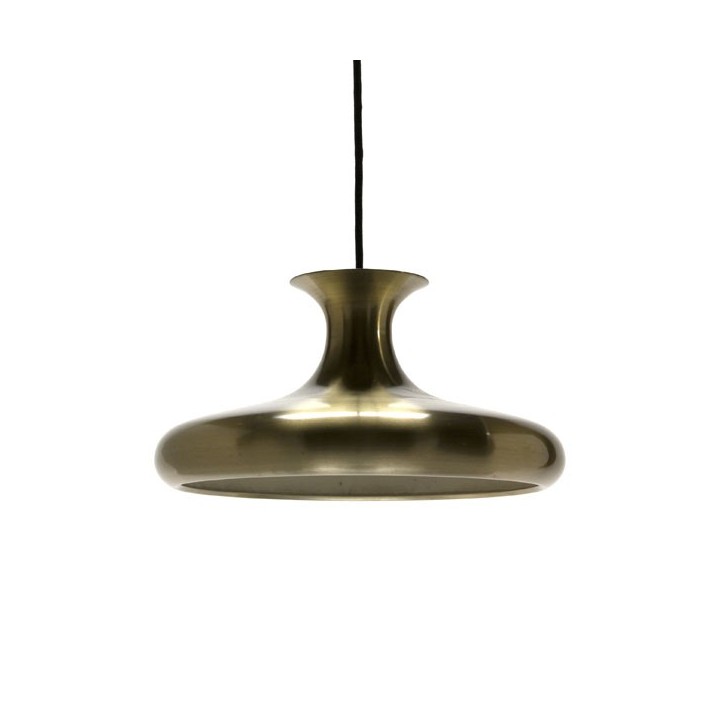 Danish hanging lamp brass-colored - Retro Studio