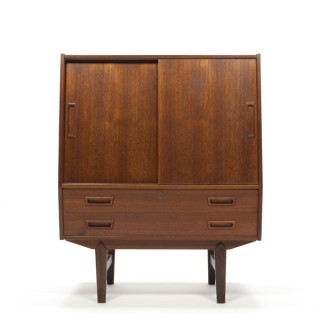 Danish design cabinet with sliding doors - Retro Studio