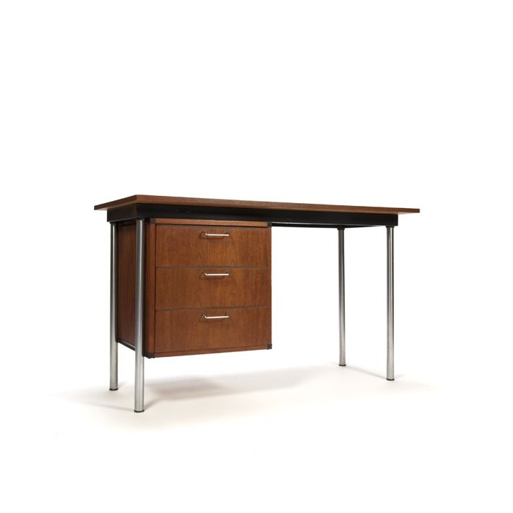 Pastoe teakhouten bureau ontwerp Cees Braakman - Retro