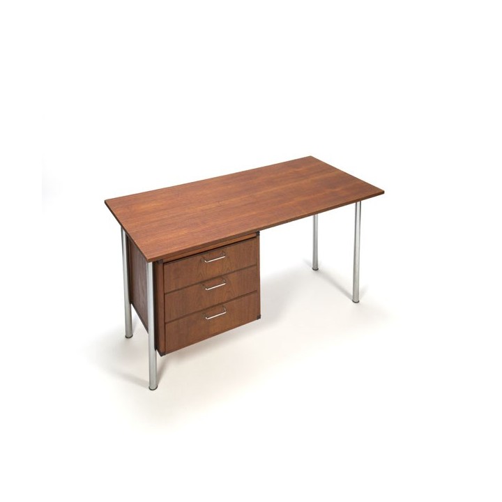 Pastoe teakhouten bureau ontwerp Cees Braakman - Retro