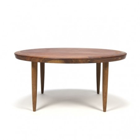 Teak coffee table round model