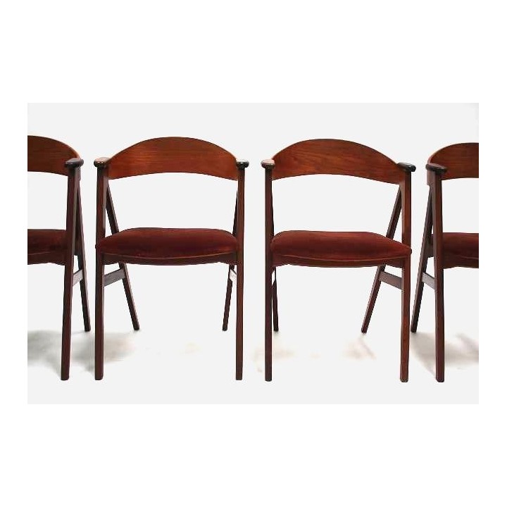 Kai Kristiansen chairs set of 4 - Retro Studio